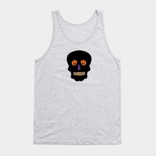 Halloween Sugar Skull Tank Top